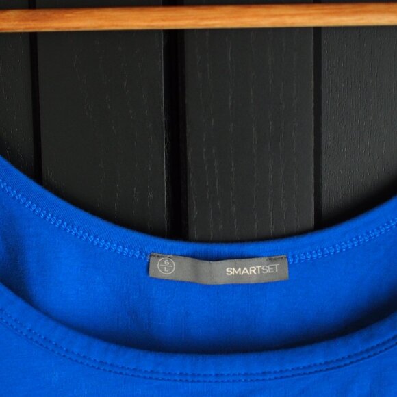 Smart Set | Cornflower Blue Cotton Tank Top - Picture 2 of 4